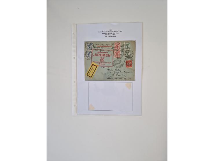 1912/60, interessante Sammlung inkl. Luftpost und etwas Ausland, dabei bessere Frankaturen, interessante Stempel und weiteren