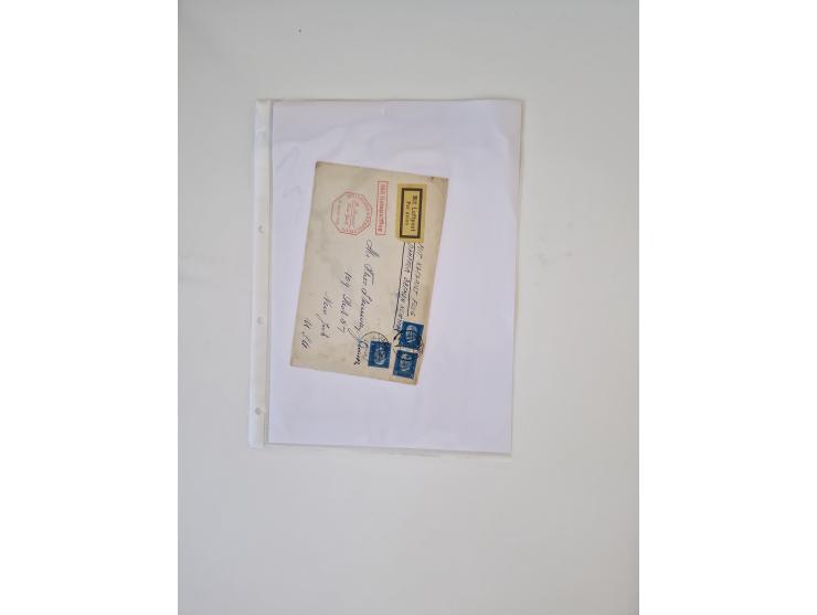 1912/60, interessante Sammlung inkl. Luftpost und etwas Ausland, dabei bessere Frankaturen, interessante Stempel und weiteren