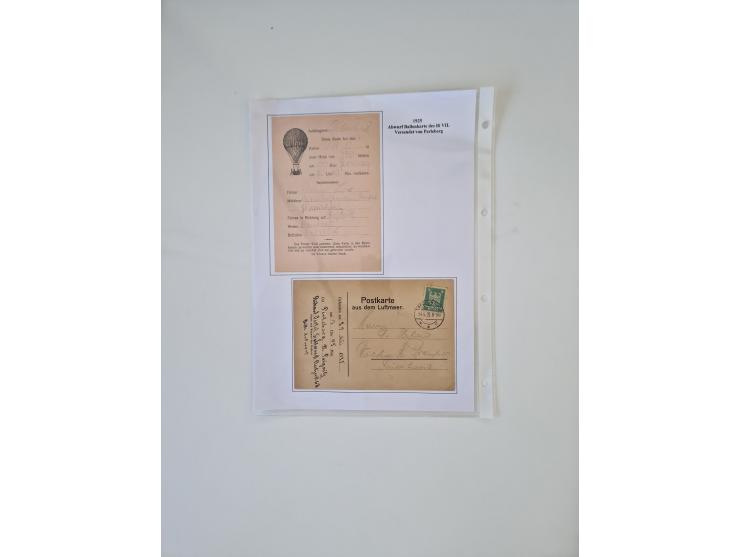 1912/60, interessante Sammlung inkl. Luftpost und etwas Ausland, dabei bessere Frankaturen, interessante Stempel und weiteren