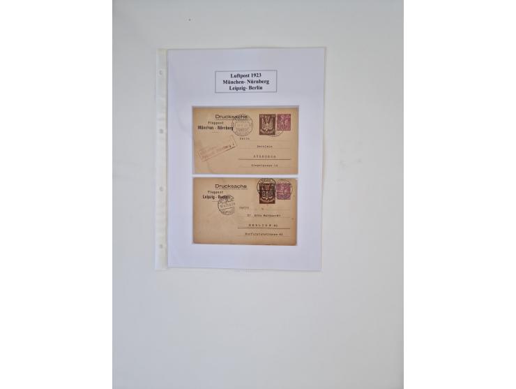 1912/60, interessante Sammlung inkl. Luftpost und etwas Ausland, dabei bessere Frankaturen, interessante Stempel und weiteren