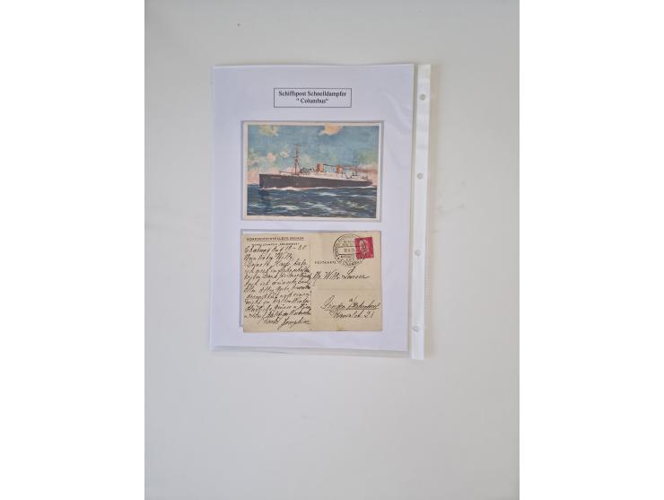 1912/60, interessante Sammlung inkl. Luftpost und etwas Ausland, dabei bessere Frankaturen, interessante Stempel und weiteren