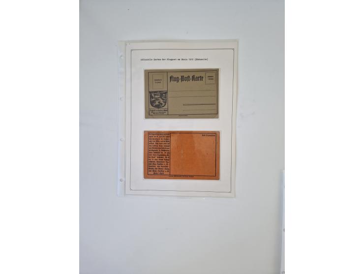 1912/60, interessante Sammlung inkl. Luftpost und etwas Ausland, dabei bessere Frankaturen, interessante Stempel und weiteren