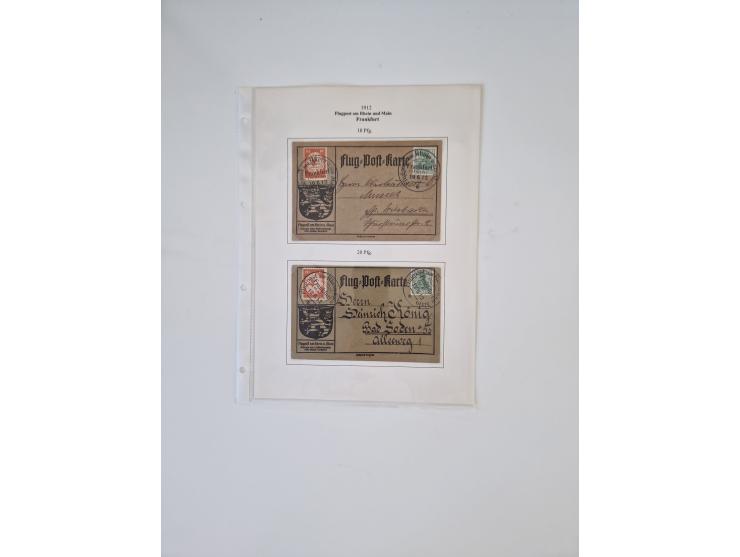 1912/60, interessante Sammlung inkl. Luftpost und etwas Ausland, dabei bessere Frankaturen, interessante Stempel und weiteren