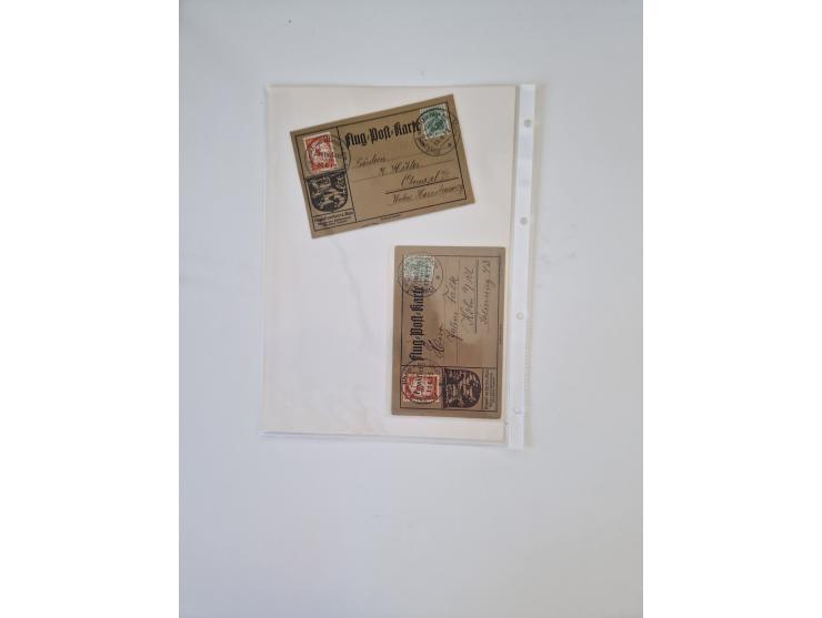 1912/60, interessante Sammlung inkl. Luftpost und etwas Ausland, dabei bessere Frankaturen, interessante Stempel und weiteren