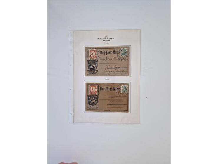 1912/60, interessante Sammlung inkl. Luftpost und etwas Ausland, dabei bessere Frankaturen, interessante Stempel und weiteren