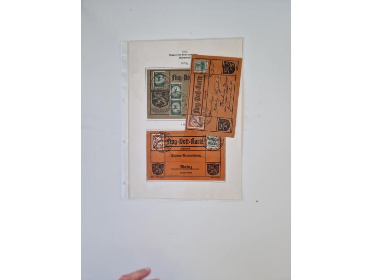 1912/60, interessante Sammlung inkl. Luftpost und etwas Ausland, dabei bessere Frankaturen, interessante Stempel und weiteren