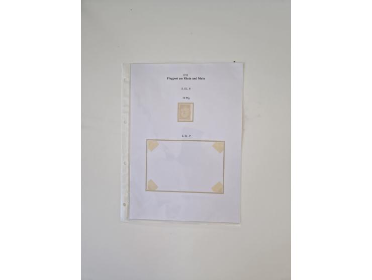 1912/60, interessante Sammlung inkl. Luftpost und etwas Ausland, dabei bessere Frankaturen, interessante Stempel und weiteren