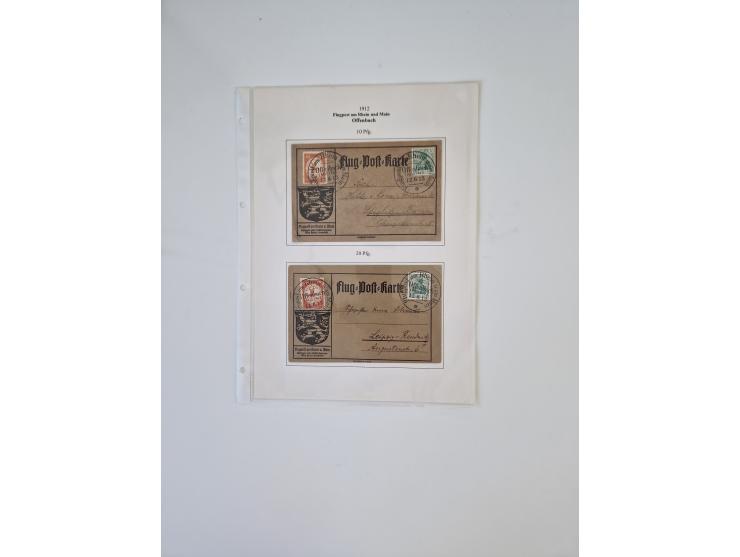 1912/60, interessante Sammlung inkl. Luftpost und etwas Ausland, dabei bessere Frankaturen, interessante Stempel und weiteren