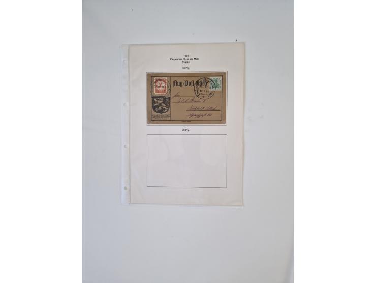 1912/60, interessante Sammlung inkl. Luftpost und etwas Ausland, dabei bessere Frankaturen, interessante Stempel und weiteren