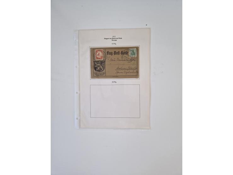 1912/60, interessante Sammlung inkl. Luftpost und etwas Ausland, dabei bessere Frankaturen, interessante Stempel und weiteren