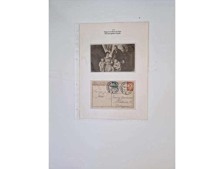 1912/60, interessante Sammlung inkl. Luftpost und etwas Ausland, dabei bessere Frankaturen, interessante Stempel und weiteren