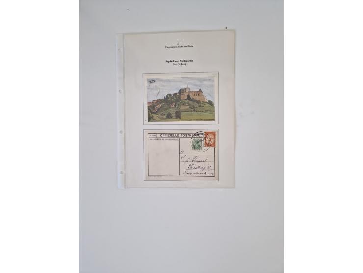 1912/60, interessante Sammlung inkl. Luftpost und etwas Ausland, dabei bessere Frankaturen, interessante Stempel und weiteren