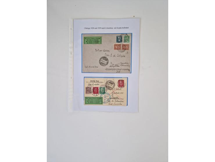 1912/60, interessante Sammlung inkl. Luftpost und etwas Ausland, dabei bessere Frankaturen, interessante Stempel und weiteren