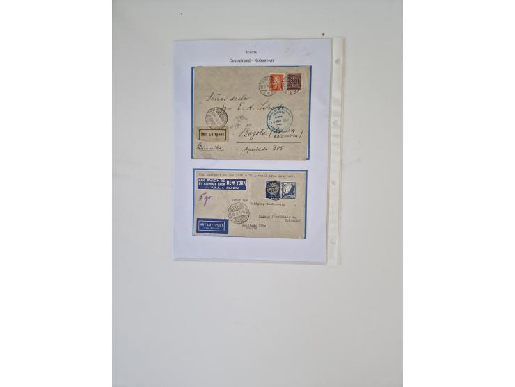 1912/60, interessante Sammlung inkl. Luftpost und etwas Ausland, dabei bessere Frankaturen, interessante Stempel und weiteren