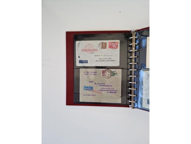 1912/60, interessante Sammlung inkl. Luftpost und etwas Ausland, dabei bessere Frankaturen, interessante Stempel und weiteren