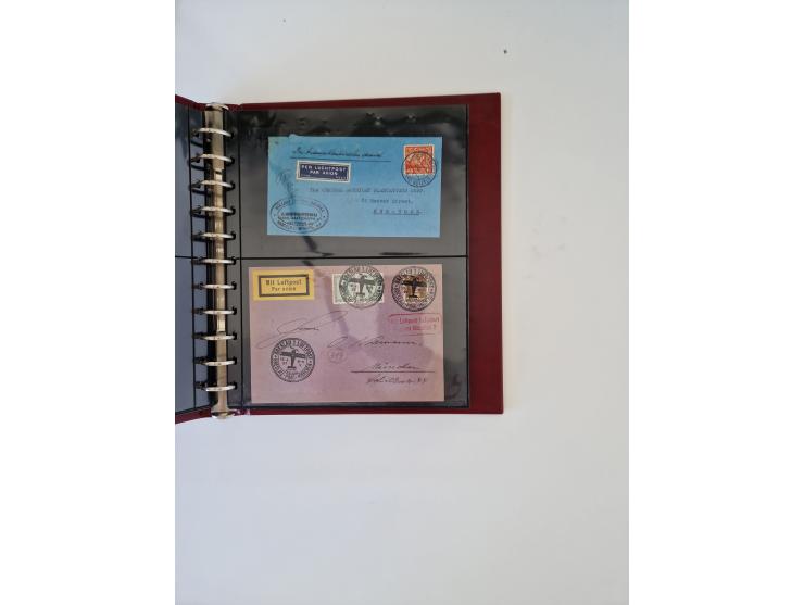 1912/60, interessante Sammlung inkl. Luftpost und etwas Ausland, dabei bessere Frankaturen, interessante Stempel und weiteren