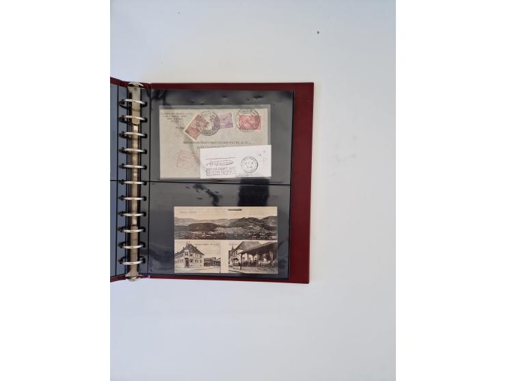 1912/60, interessante Sammlung inkl. Luftpost und etwas Ausland, dabei bessere Frankaturen, interessante Stempel und weiteren