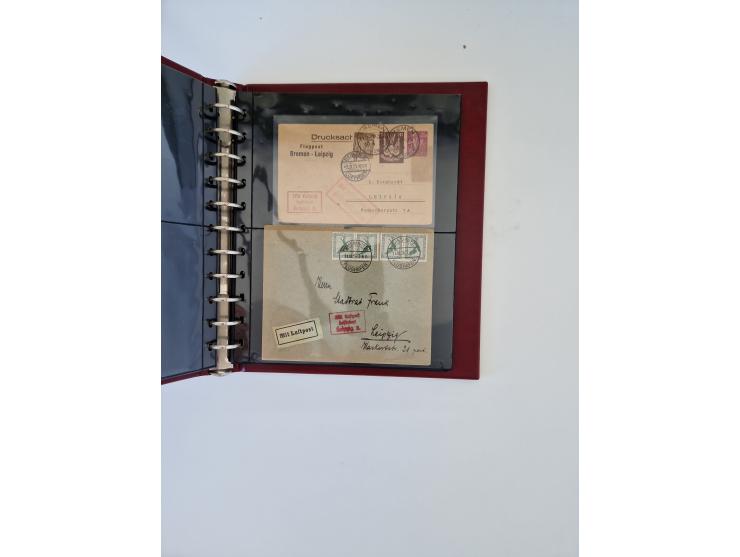 1912/60, interessante Sammlung inkl. Luftpost und etwas Ausland, dabei bessere Frankaturen, interessante Stempel und weiteren