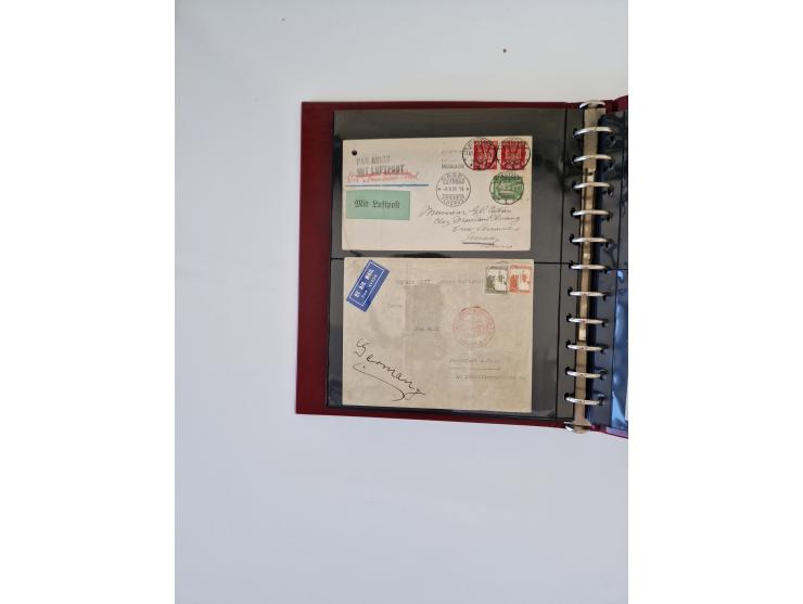 1912/60, interessante Sammlung inkl. Luftpost und etwas Ausland, dabei bessere Frankaturen, interessante Stempel und weiteren