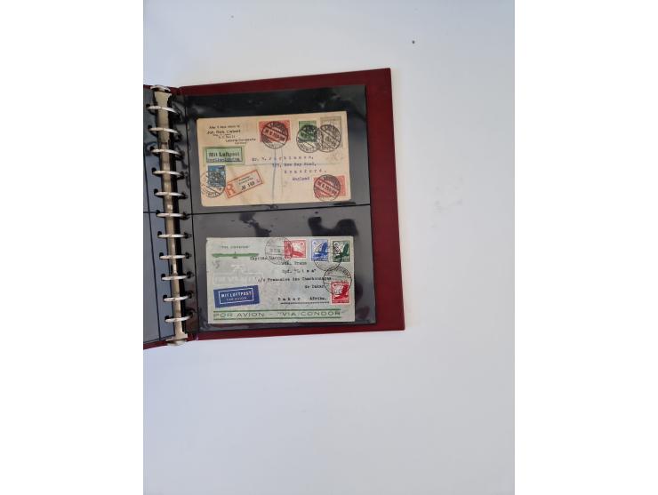 1912/60, interessante Sammlung inkl. Luftpost und etwas Ausland, dabei bessere Frankaturen, interessante Stempel und weiteren