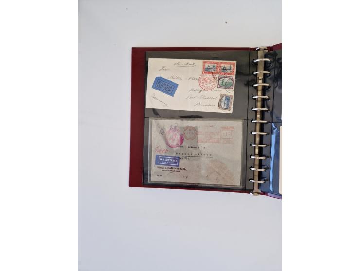 1912/60, interessante Sammlung inkl. Luftpost und etwas Ausland, dabei bessere Frankaturen, interessante Stempel und weiteren