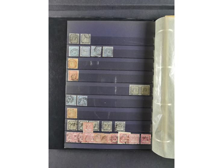 Baden bis Württemberg, umfangreiche gestempelte und ungebraucht/postfrische Sammlung inkl. Doubletten mit Briefen und Ganzsac