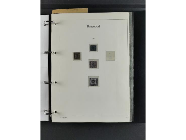 Baden bis Württemberg, umfangreiche gestempelte und ungebraucht/postfrische Sammlung inkl. Doubletten mit Briefen und Ganzsac