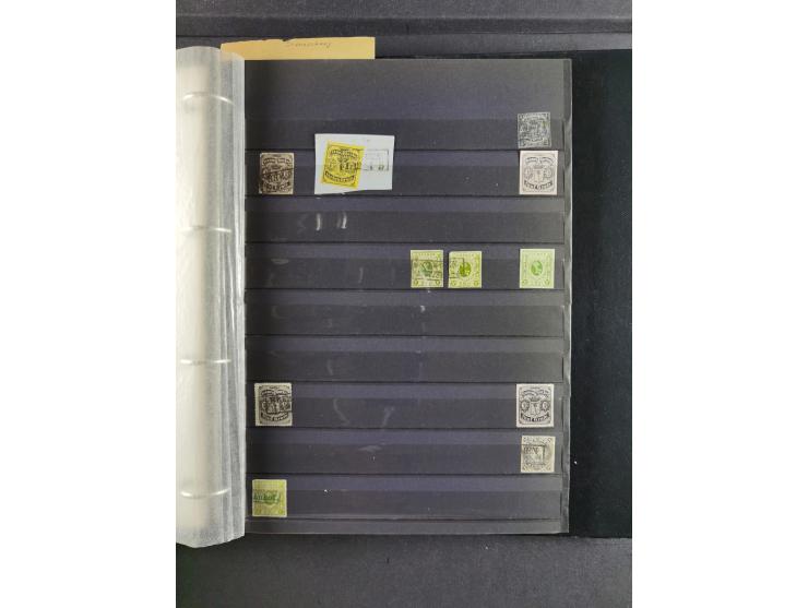 Baden bis Württemberg, umfangreiche gestempelte und ungebraucht/postfrische Sammlung inkl. Doubletten mit Briefen und Ganzsac