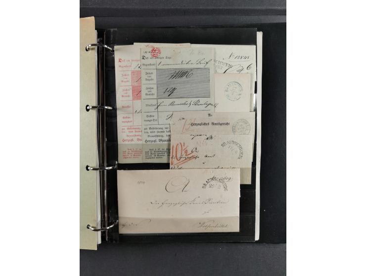 Baden bis Württemberg, umfangreiche gestempelte und ungebraucht/postfrische Sammlung inkl. Doubletten mit Briefen und Ganzsac