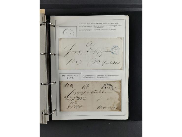 Baden bis Württemberg, umfangreiche gestempelte und ungebraucht/postfrische Sammlung inkl. Doubletten mit Briefen und Ganzsac