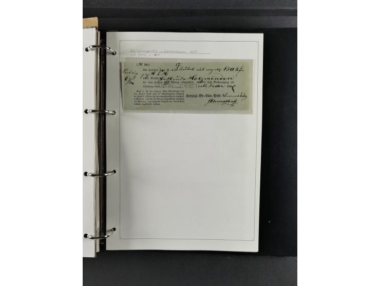 Baden bis Württemberg, umfangreiche gestempelte und ungebraucht/postfrische Sammlung inkl. Doubletten mit Briefen und Ganzsac