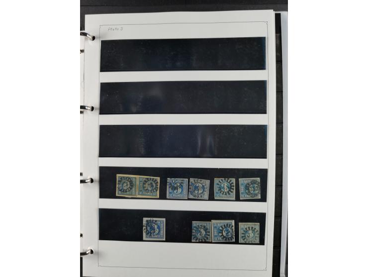 Baden bis Württemberg, umfangreiche gestempelte und ungebraucht/postfrische Sammlung inkl. Doubletten mit Briefen und Ganzsac