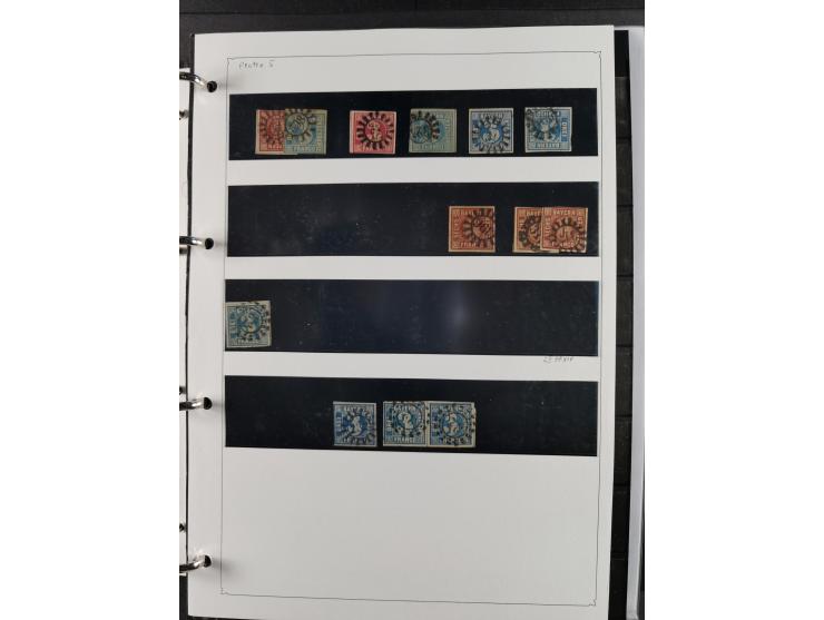 Baden bis Württemberg, umfangreiche gestempelte und ungebraucht/postfrische Sammlung inkl. Doubletten mit Briefen und Ganzsac