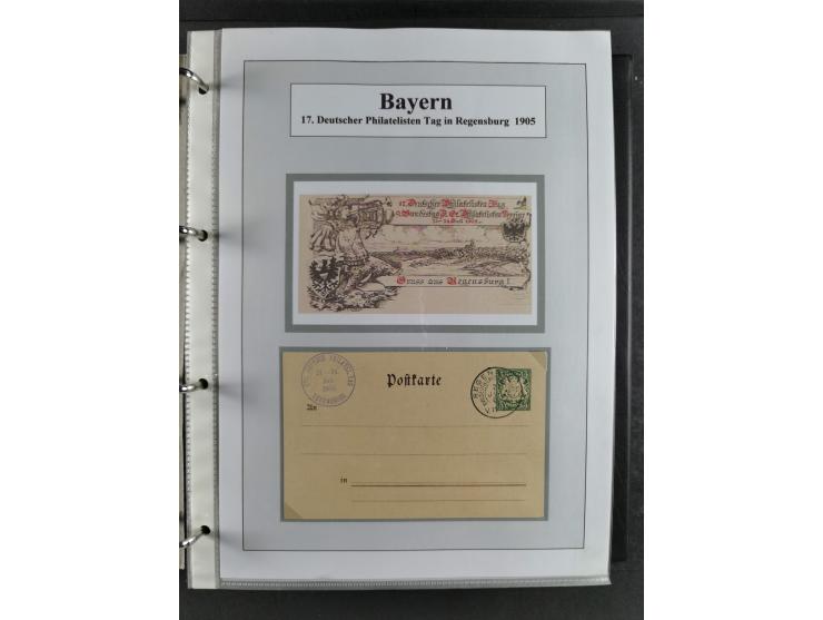 Baden bis Württemberg, umfangreiche gestempelte und ungebraucht/postfrische Sammlung inkl. Doubletten mit Briefen und Ganzsac