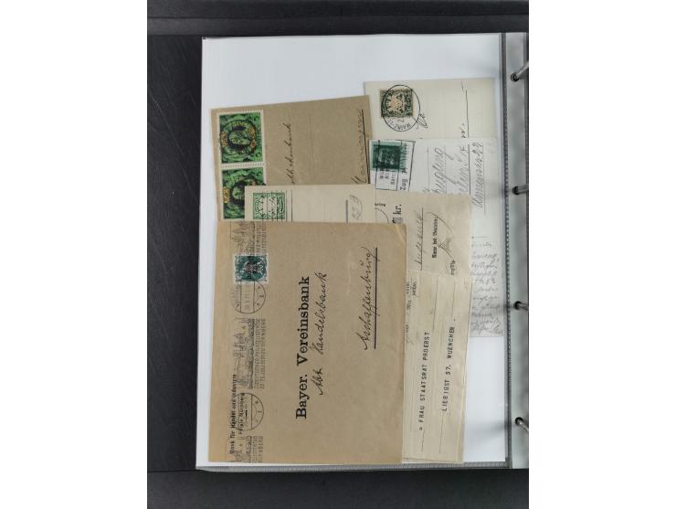 Baden bis Württemberg, umfangreiche gestempelte und ungebraucht/postfrische Sammlung inkl. Doubletten mit Briefen und Ganzsac