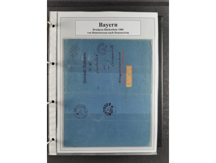 Baden bis Württemberg, umfangreiche gestempelte und ungebraucht/postfrische Sammlung inkl. Doubletten mit Briefen und Ganzsac