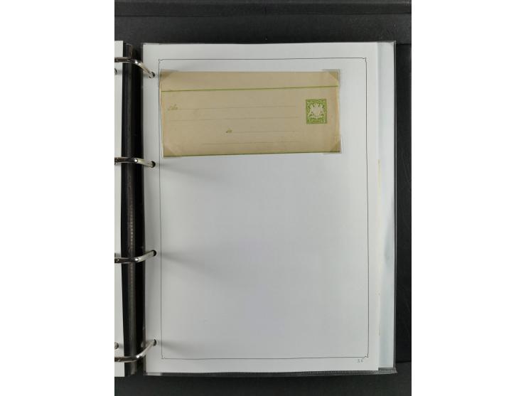 Baden bis Württemberg, umfangreiche gestempelte und ungebraucht/postfrische Sammlung inkl. Doubletten mit Briefen und Ganzsac