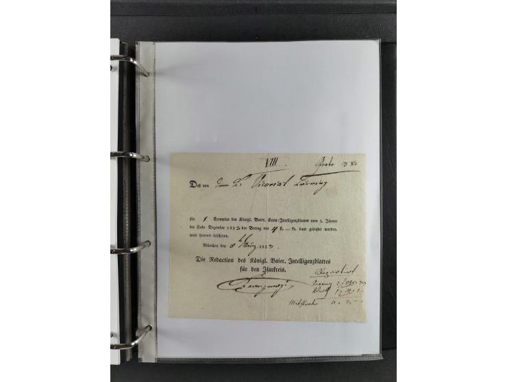 Baden bis Württemberg, umfangreiche gestempelte und ungebraucht/postfrische Sammlung inkl. Doubletten mit Briefen und Ganzsac