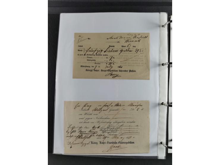 Baden bis Württemberg, umfangreiche gestempelte und ungebraucht/postfrische Sammlung inkl. Doubletten mit Briefen und Ganzsac