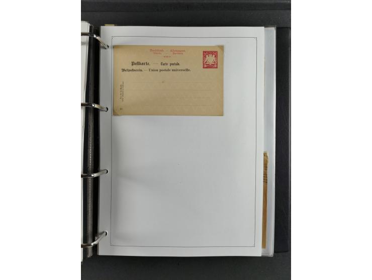 Baden bis Württemberg, umfangreiche gestempelte und ungebraucht/postfrische Sammlung inkl. Doubletten mit Briefen und Ganzsac