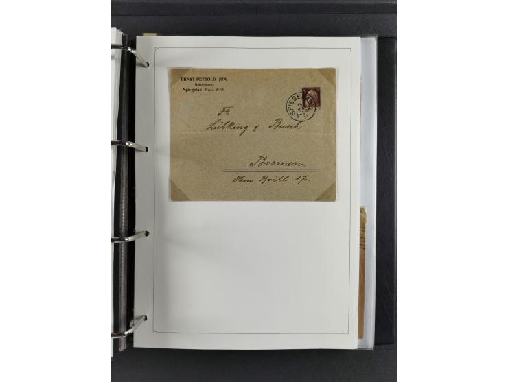 Baden bis Württemberg, umfangreiche gestempelte und ungebraucht/postfrische Sammlung inkl. Doubletten mit Briefen und Ganzsac