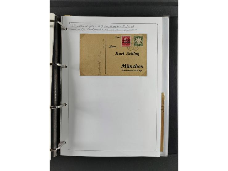 Baden bis Württemberg, umfangreiche gestempelte und ungebraucht/postfrische Sammlung inkl. Doubletten mit Briefen und Ganzsac