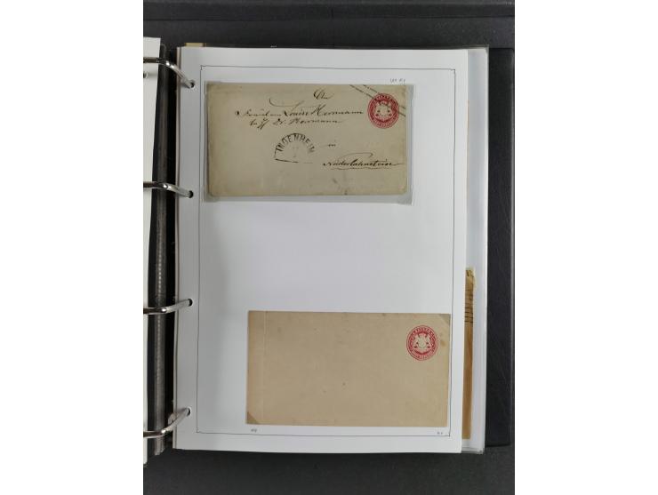 Baden bis Württemberg, umfangreiche gestempelte und ungebraucht/postfrische Sammlung inkl. Doubletten mit Briefen und Ganzsac