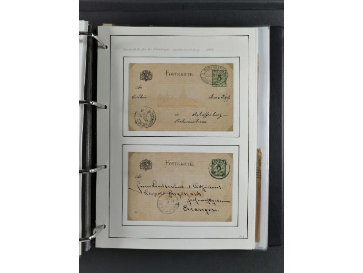 Baden bis Württemberg, umfangreiche gestempelte und ungebraucht/postfrische Sammlung inkl. Doubletten mit Briefen und Ganzsac