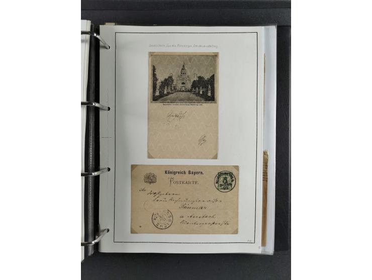 Baden bis Württemberg, umfangreiche gestempelte und ungebraucht/postfrische Sammlung inkl. Doubletten mit Briefen und Ganzsac