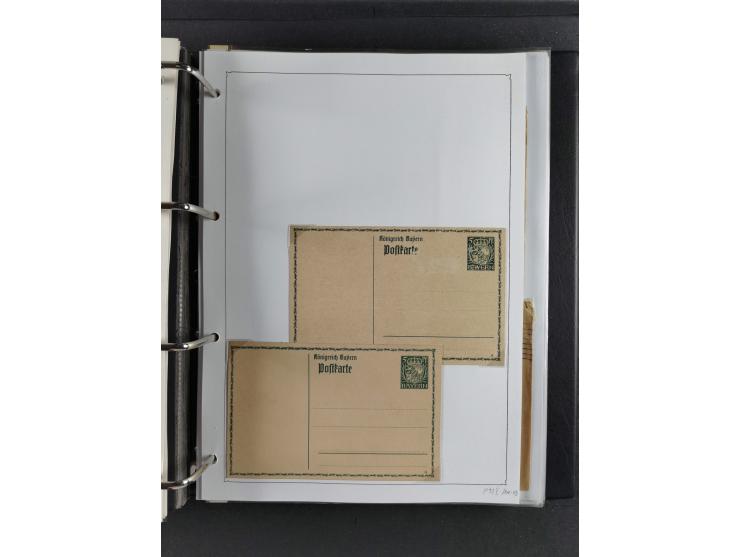 Baden bis Württemberg, umfangreiche gestempelte und ungebraucht/postfrische Sammlung inkl. Doubletten mit Briefen und Ganzsac