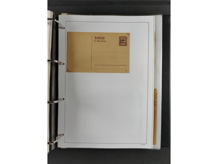 Baden bis Württemberg, umfangreiche gestempelte und ungebraucht/postfrische Sammlung inkl. Doubletten mit Briefen und Ganzsac
