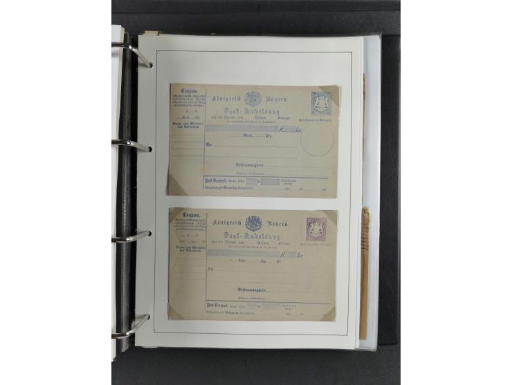 Baden bis Württemberg, umfangreiche gestempelte und ungebraucht/postfrische Sammlung inkl. Doubletten mit Briefen und Ganzsac