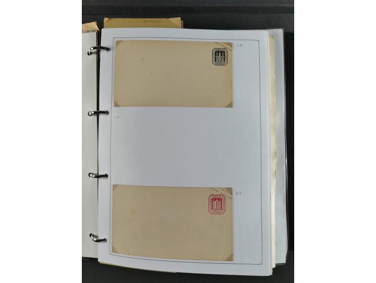 Baden bis Württemberg, umfangreiche gestempelte und ungebraucht/postfrische Sammlung inkl. Doubletten mit Briefen und Ganzsac