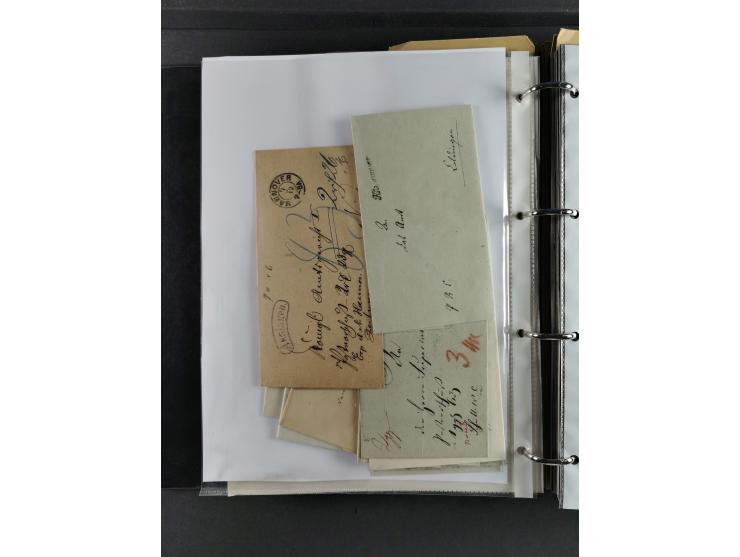 Baden bis Württemberg, umfangreiche gestempelte und ungebraucht/postfrische Sammlung inkl. Doubletten mit Briefen und Ganzsac